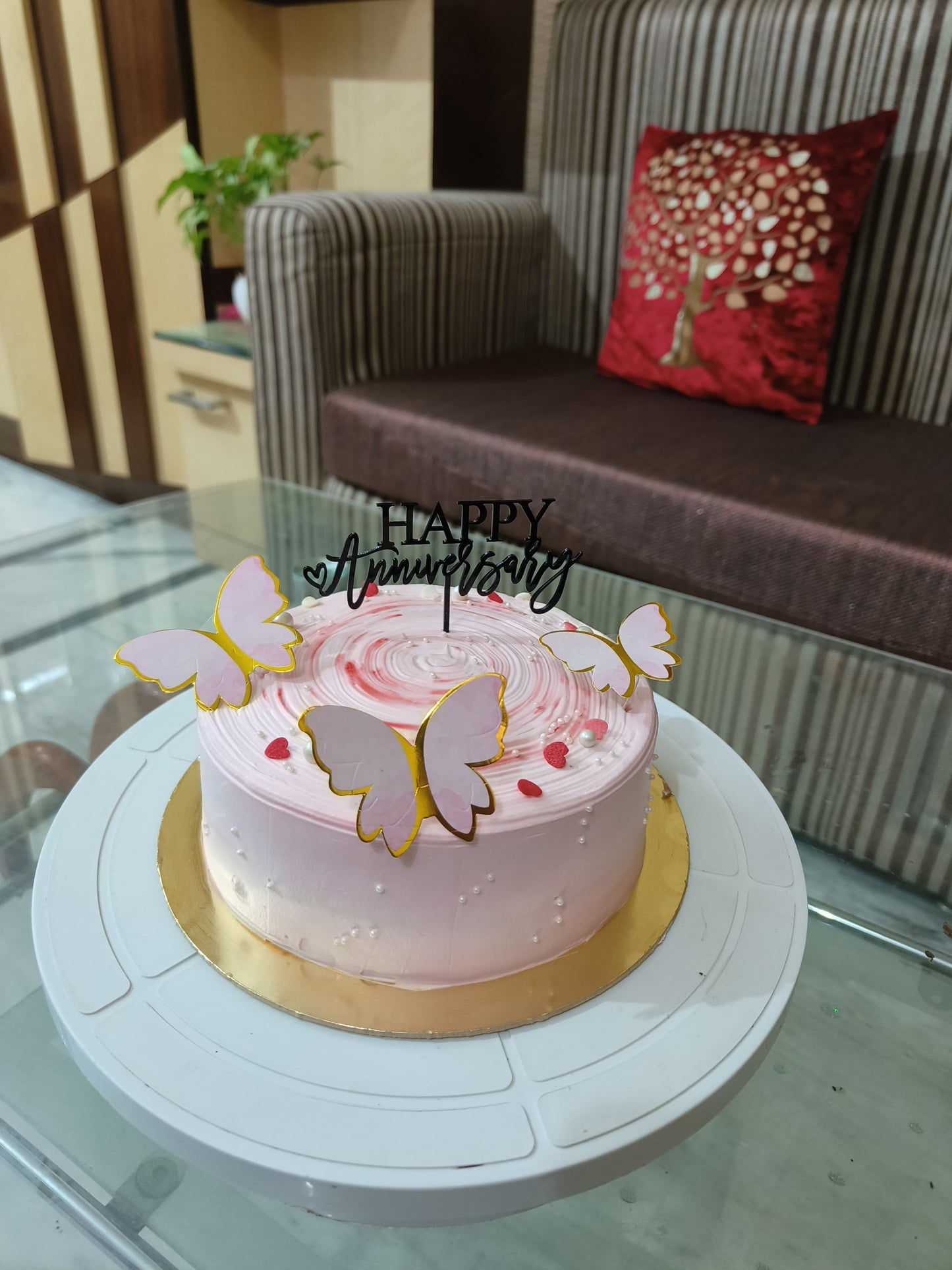 Butterfly Bliss Anniversary Cake