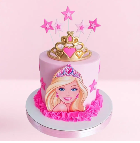 Barbie Chocolate Cake