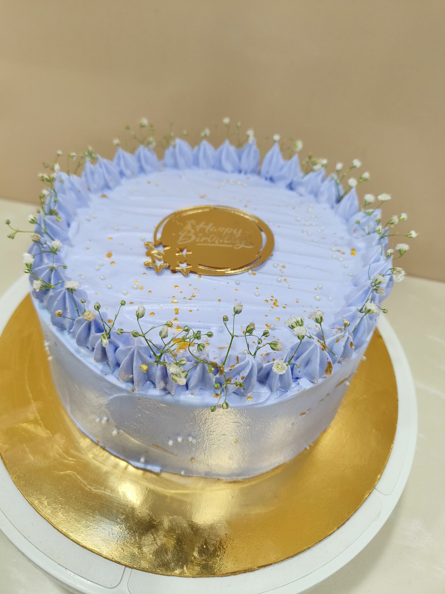 Lavender Bloom Birthday Cake