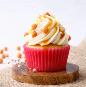 Butterscotch Bliss Cupcake ( Pack of six)
