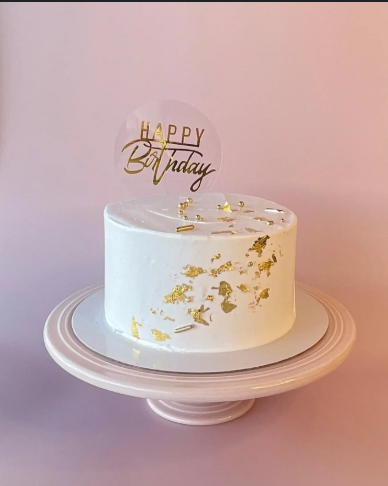 Golden Elegance Cake